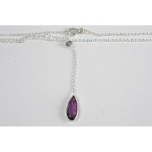 collier ras de cou  argent avec pierre