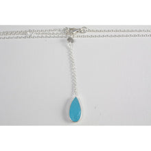 collier ras de cou  argent avec pierre