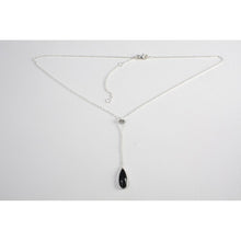 collier ras de cou  argent avec pierre