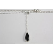 collier ras de cou  argent avec pierre