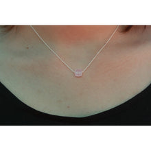 collier ras de cou  argent avec pierre