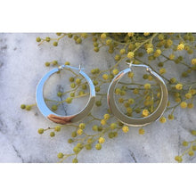 créoles 35mm carrées