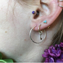 créoles 25mm argent indispensanbles pour toutes