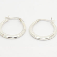 créoles 25mm argent évasées clipsées et sans prise de tête