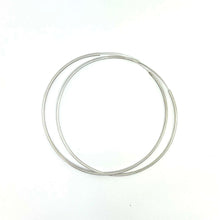 Très grandes créoles 80mm argent , géantes, effet waouhh assuré