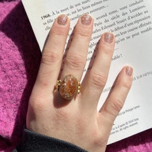 grosses bagues antiques  avec pierres inspiration egyptienne