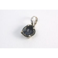 Pendentif agate noire et argent 925em