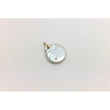 pendentif perle et tourmaline