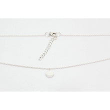 ras de cou argent avec médaille