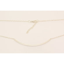 ras de cou barre en argent